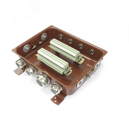 Коробка монтажная КМ 65-40 УХЛ1,5 латунный ввод IP65 ГОФРОМАТИК - фото 1