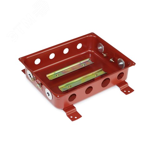 Коробка металлическая с заглушкам 345х266х107(12 отверстий: 8?25, 3?32, 1?40)IP65 ГОФРОМАТИК - фото 1