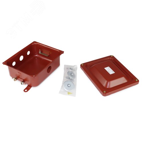 Коробка металлическая с заглушками 215х175х100 (4 отверстия: 2х20, 1х25, 1х32)IP65 ГОФРОМАТИК - фото 4