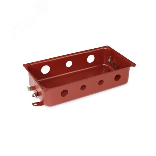 Коробка металлическая с заглушкам 336х175х100 (7 отверстий: 2?20, 3?25, 2?32)IP65 ГОФРОМАТИК - фото 1