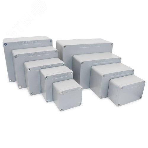 Коробка ответвительная алюминиевая 190х120х80 IP66/IP67 ГОФРОМАТИК - фото 2