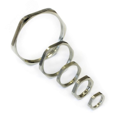 Гайка латунная плоская ГП G 3/8 ГОФРОМАТИК - фото 1