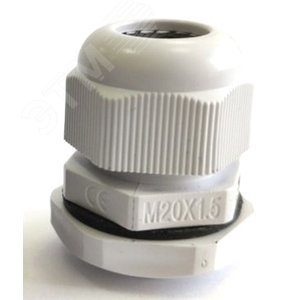 Сальник PG  7 пластик (3-6,5мм) IP68 серый ГОФРОМАТИК - фото 1