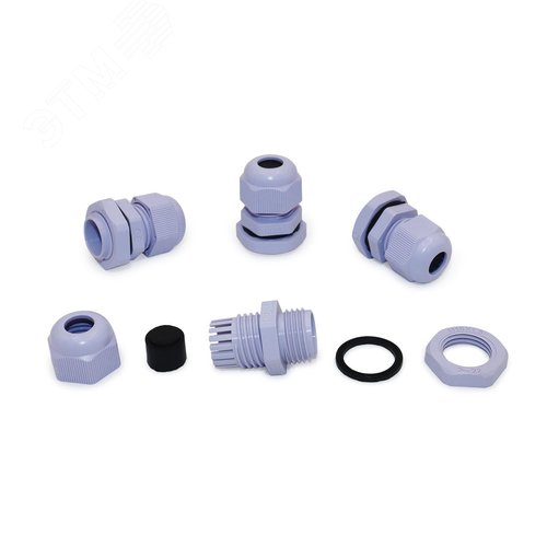 Сальник MG 25 пластик (12-15мм) IP68 ФИОЛЕТ ГОФРОМАТИК - фото 3