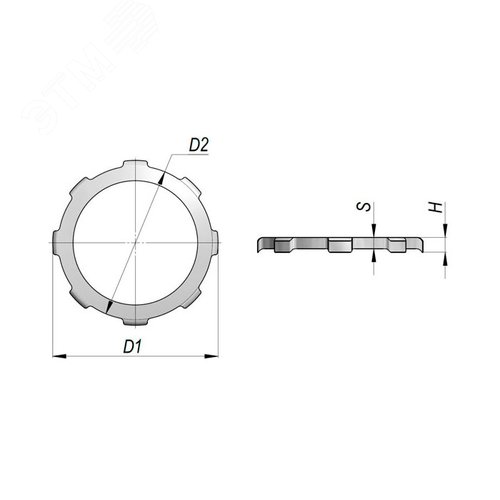 Гайка заземляющая К480 (1/2) ГОФРОМАТИК - фото 3
