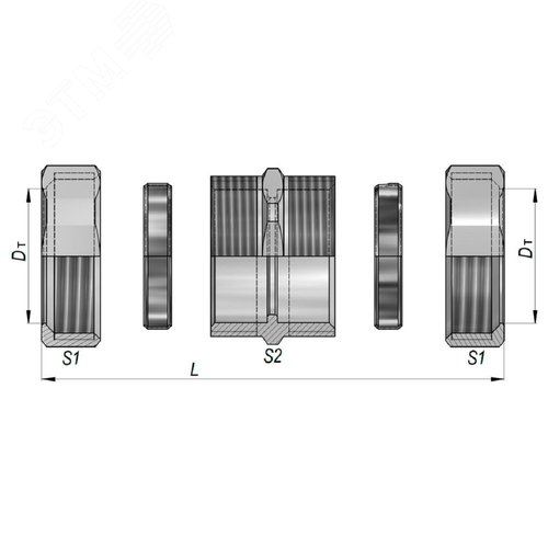 Адаптер труба-труба АТТ-15 У2 IP43 ГОФРОМАТИК - фото 3
