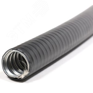 Металлорукав МПГ нг HF толстостенный  20  (50 м/уп.) черный ГОФРОМАТИК - фото 1