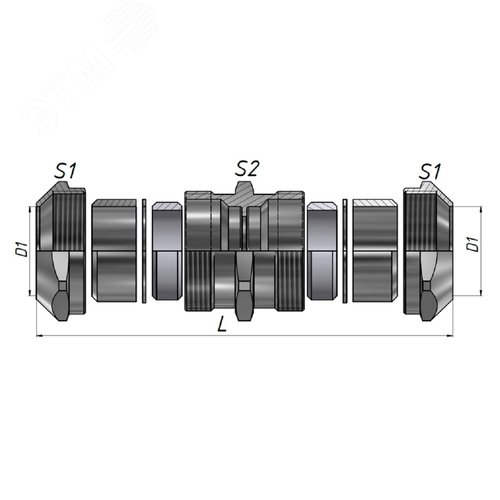 Муфта соединительная труба-труба МТТ-НС-32 IP67 ГОФРОМАТИК - фото 4