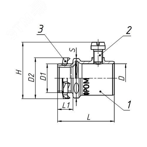 Муфта вводная М63Т63 IP40  ГОФРОМАТИК - фото 5