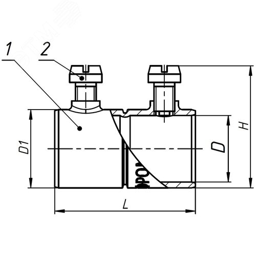 Муфта соединительная ТТ50 IP40 ГОФРОМАТИК - фото 6