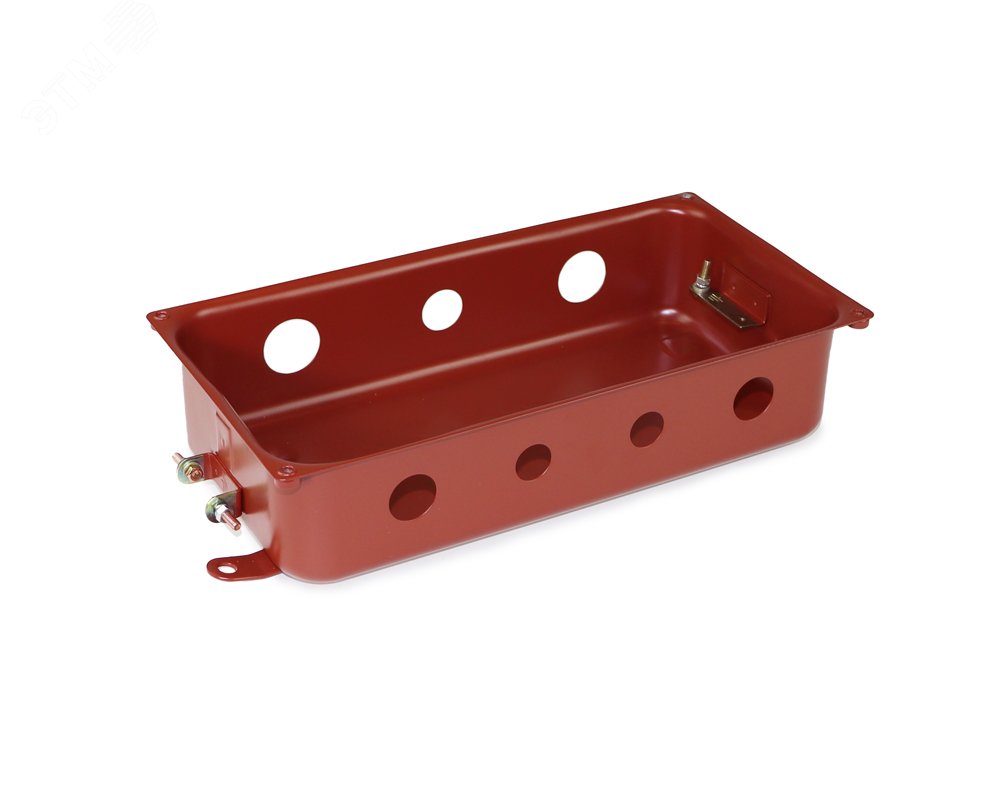 Изображение товара Коробка металлическая с заглушкам 336х175х100 (7 отверстий: 2?20, 3?25, 2?32)IP65 ГОФРОМАТИК (шт)