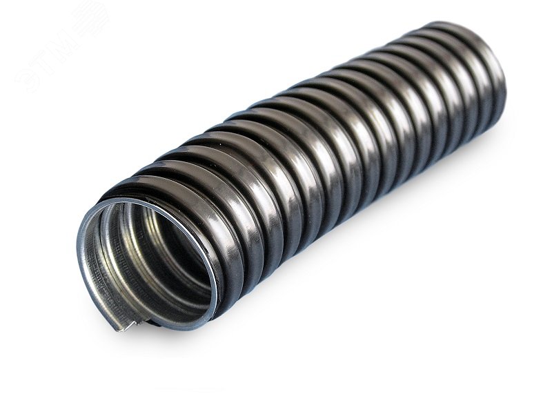 Изображение товара Металлорукав в ПВХ изоляции МРПИ НГ LS 18 (50 м/уп.) черный ГОФРОМАТИК (м)