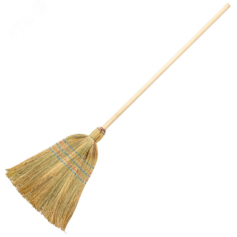 Изображение товара Метла сорго 5x прошивная для уборки и хозяйственных нужд