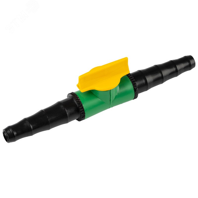 Изображение товара Соединитель водопроводных шлангов с вентилем Д=10-20мм арт.С-В