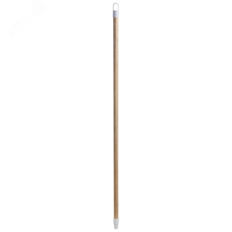 Изображение товара Рукоятка для насадок 110см дерево - универсальный инструмент для уборки