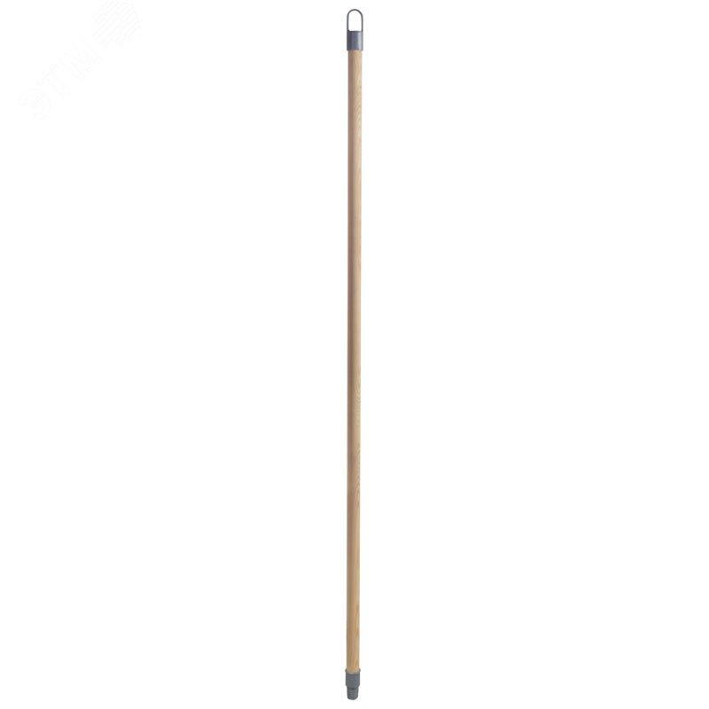 Изображение товара Рукоятка для насадок 120 см из дерева для уборочных инструментов