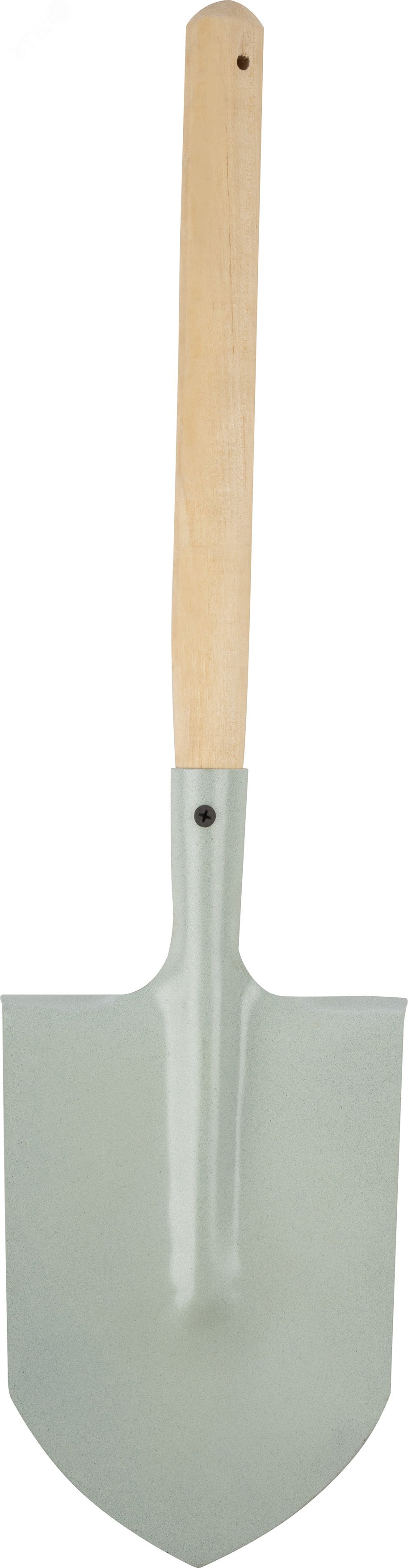 Изображение товара Лопата туристическая автомобильная из стали с деревянным черенком