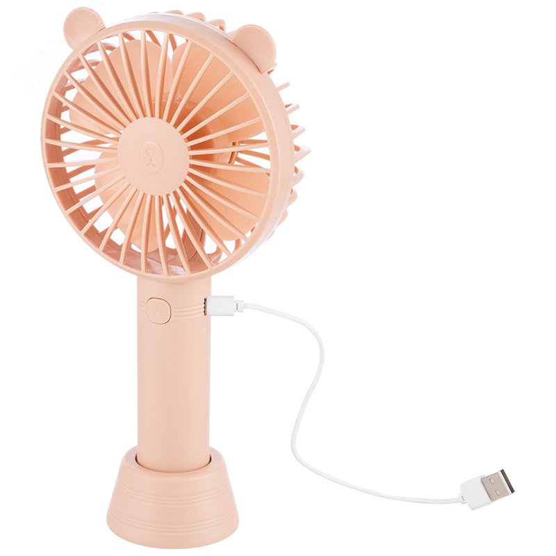 Изображение товара Вентилятор Energy EN-0610 USB (настольный, аккумулятор) розовый (шт)