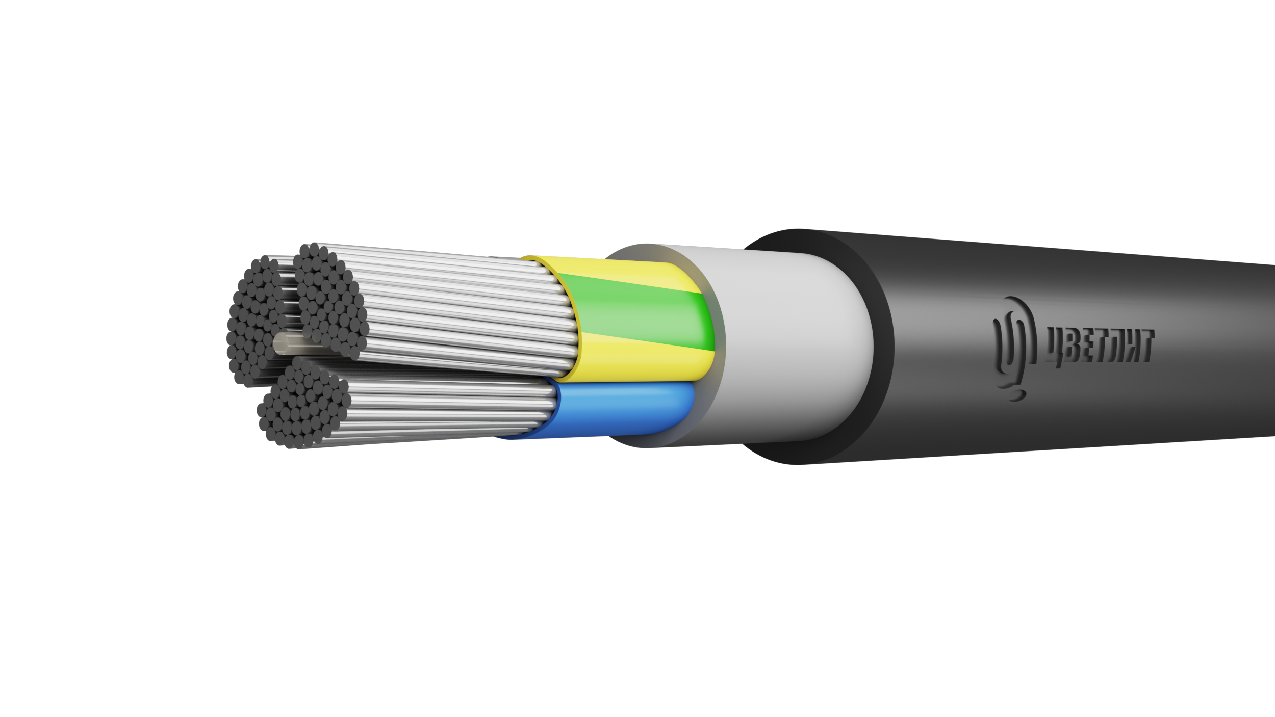 Кабель силовой АВВГнг(А)-LS 3х95мс(N.PE)-1 ТРТС