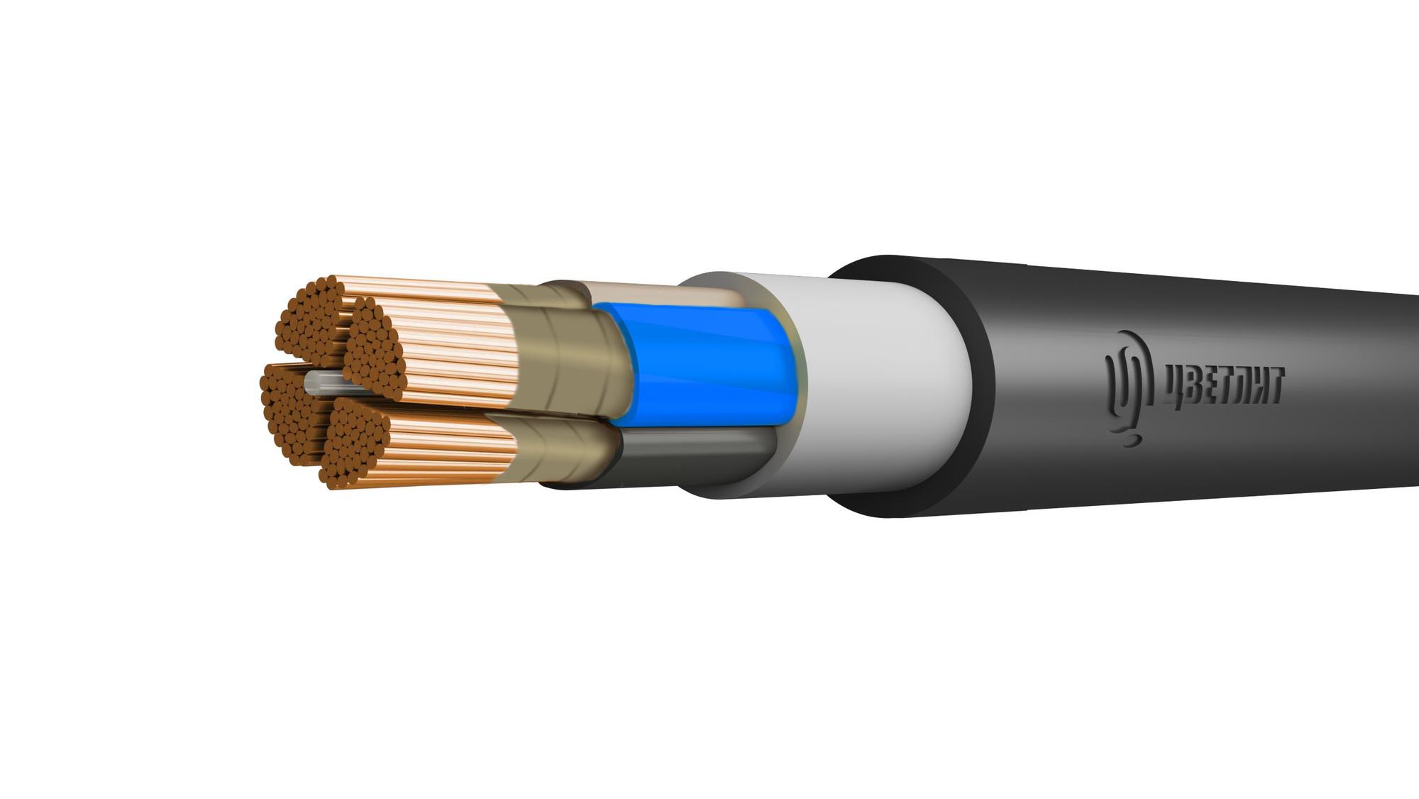 Кабель силовой ВБШвнг(А)-FRLS 4х95мс(N)-1 ТРТС