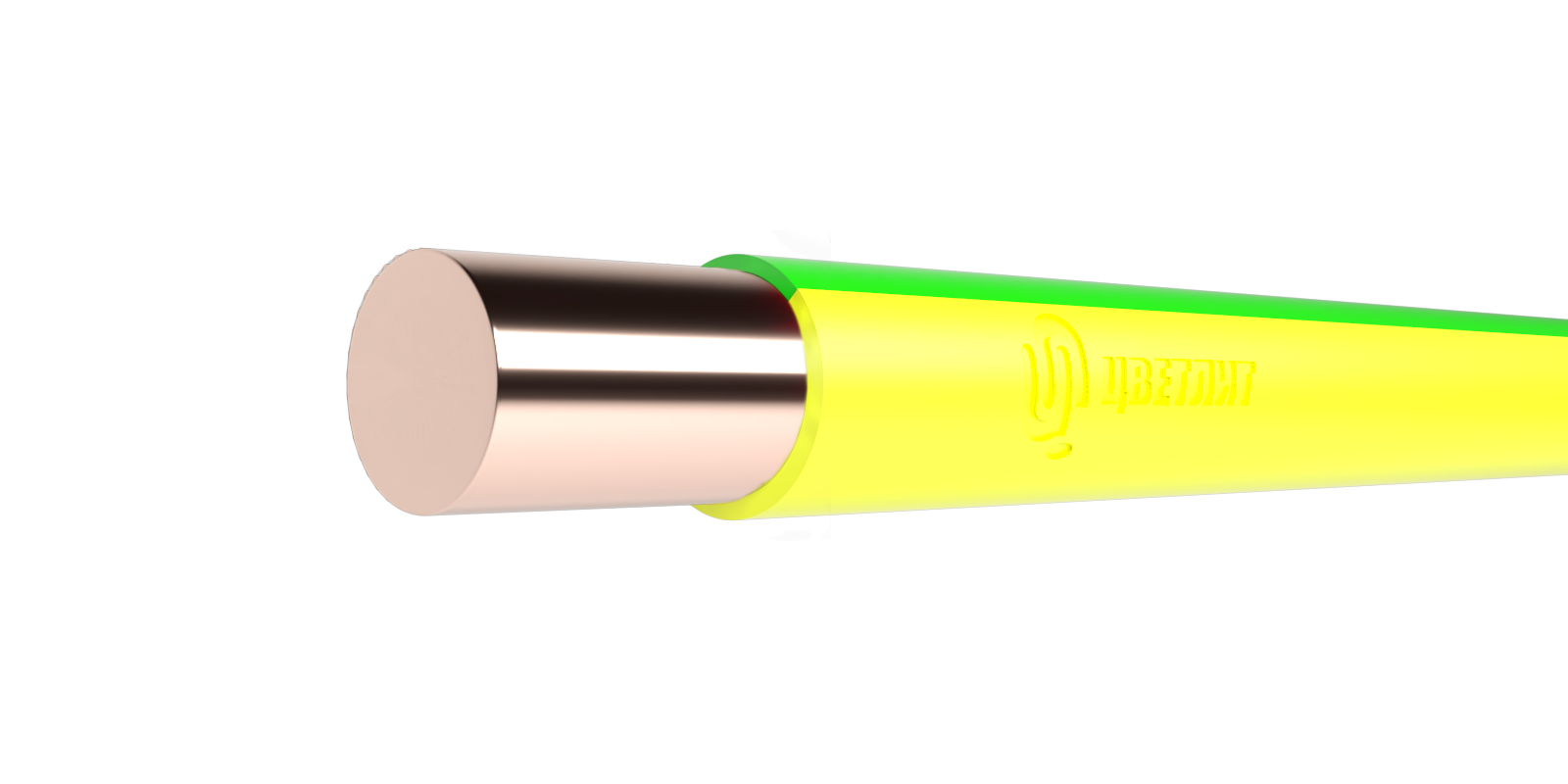 Провод силовой ПуВ 1х6 Зелено-Желтый ТРТС