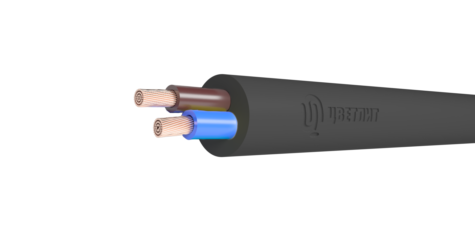 Провод ПВСнг(А)-LS 2х4,0 Ч (100 м) ТРТС