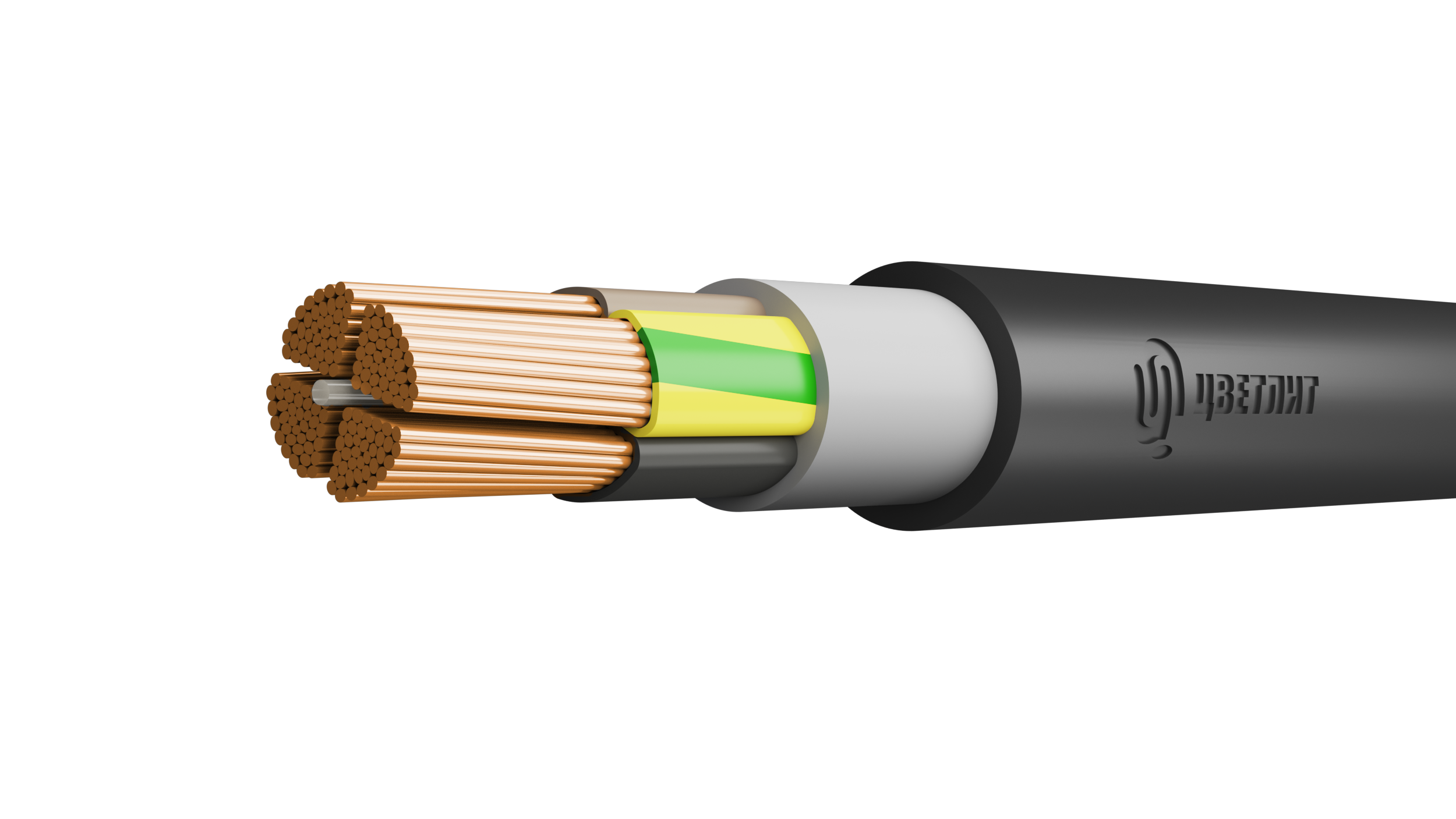 Кабель силовой ВВГнг(А)-LS 4х120мс(N)-1 ТРТС многопроволочный