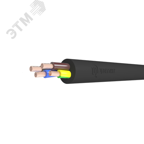 Провод ПВС 3х16+1х16 черный - фото 1