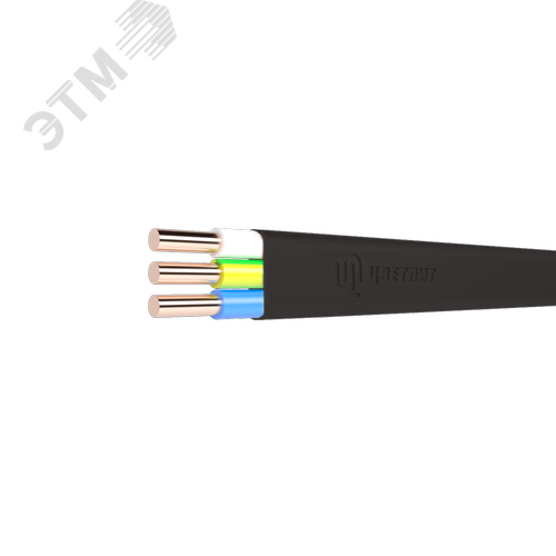 Изображение товара Кабель силовой ППГ-Пнг(A)-HF 3х1.5ок-0.66 бухта 100м ТРТС (м)