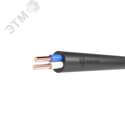 Кабель силовой ВВГнг(А)-LS 2х6ок(N)-0,66 (100 м) ТРТС - фото 1