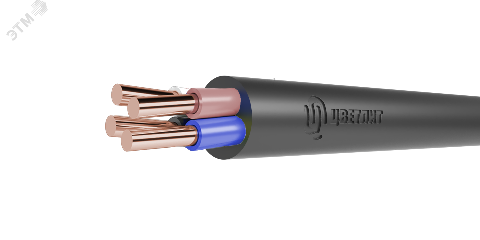 Изображение товара Кабель силовой ППГнг(A)-HF 4х2,5ок(N)-0,66 100 м Россия
