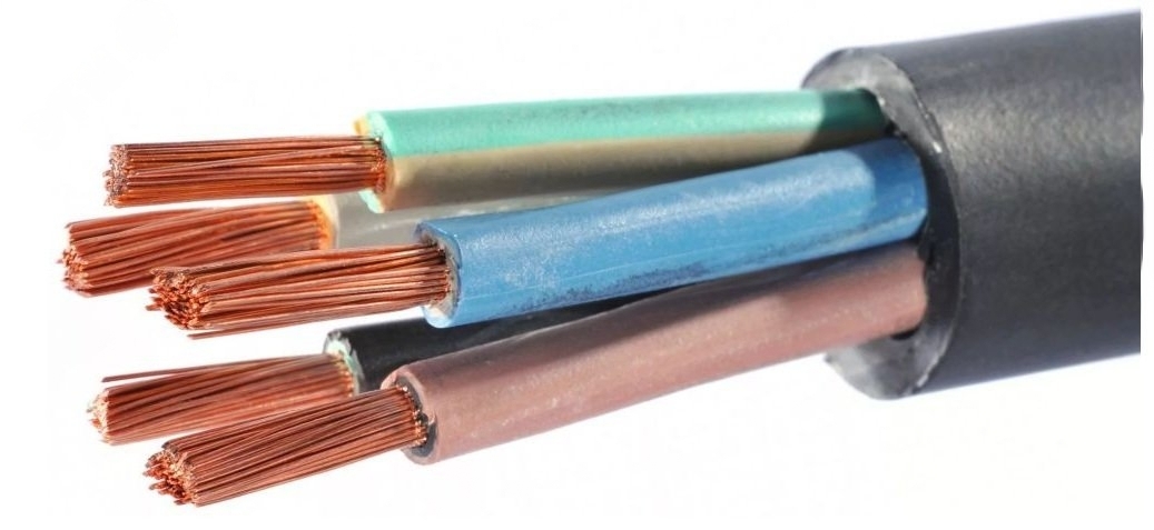 Кабель силовой КГТП 5х10 (N,PE)-220/380-2 ТРТС