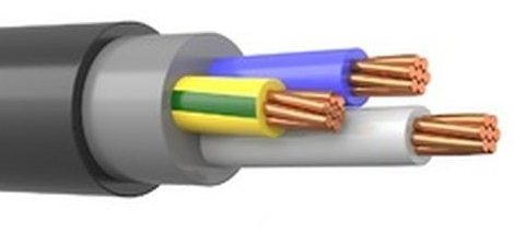 Кабель силовой ППГнг(А)-HF 3х25,0 мк (N,PE) - 1,0 кВ ТРТС