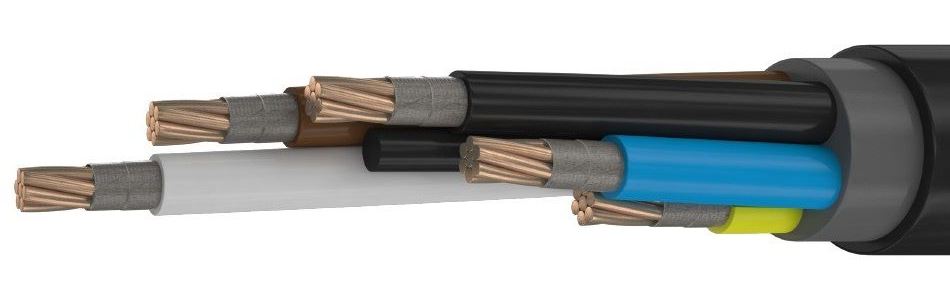 Кабель силовой ВБШвнг(А)-FRLS 5х95,0 мс (N.РЕ)-1,0 ТРТС