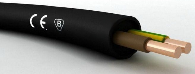 Кабель силовой ВВГнг(А) 2х2,5 ок (N)-0,66 ТРТС