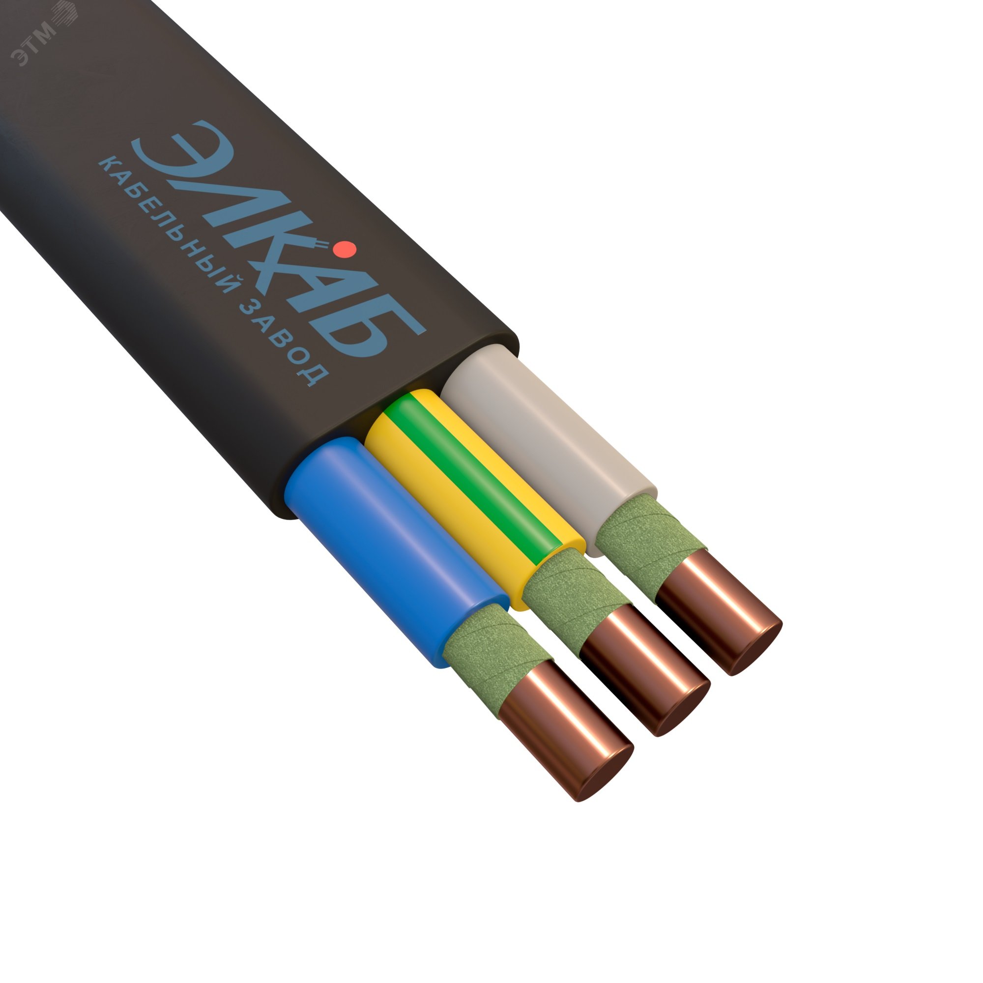 Изображение товара Кабель силовой ВВГ-Пнг(А)-FRLS 3х2.5 ок 100м Россия