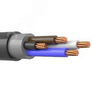 Кабель силовой ППГнг(А)-HF 4х35,0 мк (N) - 0,66 кВ ТРТС - фото 1