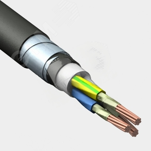 Кабель силовой ВБШвнг(А)-FRLS 3х25,0 мк (N.РЕ)-1 ТРТС - фото 1