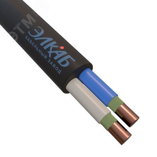 Кабель силовой ВВГнг(А)-FRLS 2х6,0 ок (N)-0,66 ТРТС - фото 1