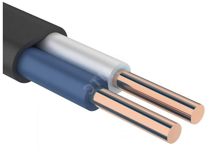 Изображение товара Кабель силовой ВВГ-Пнг(А)-LS 2х4 ок НГ(A)-LS, Россия, 60 мес гарантия