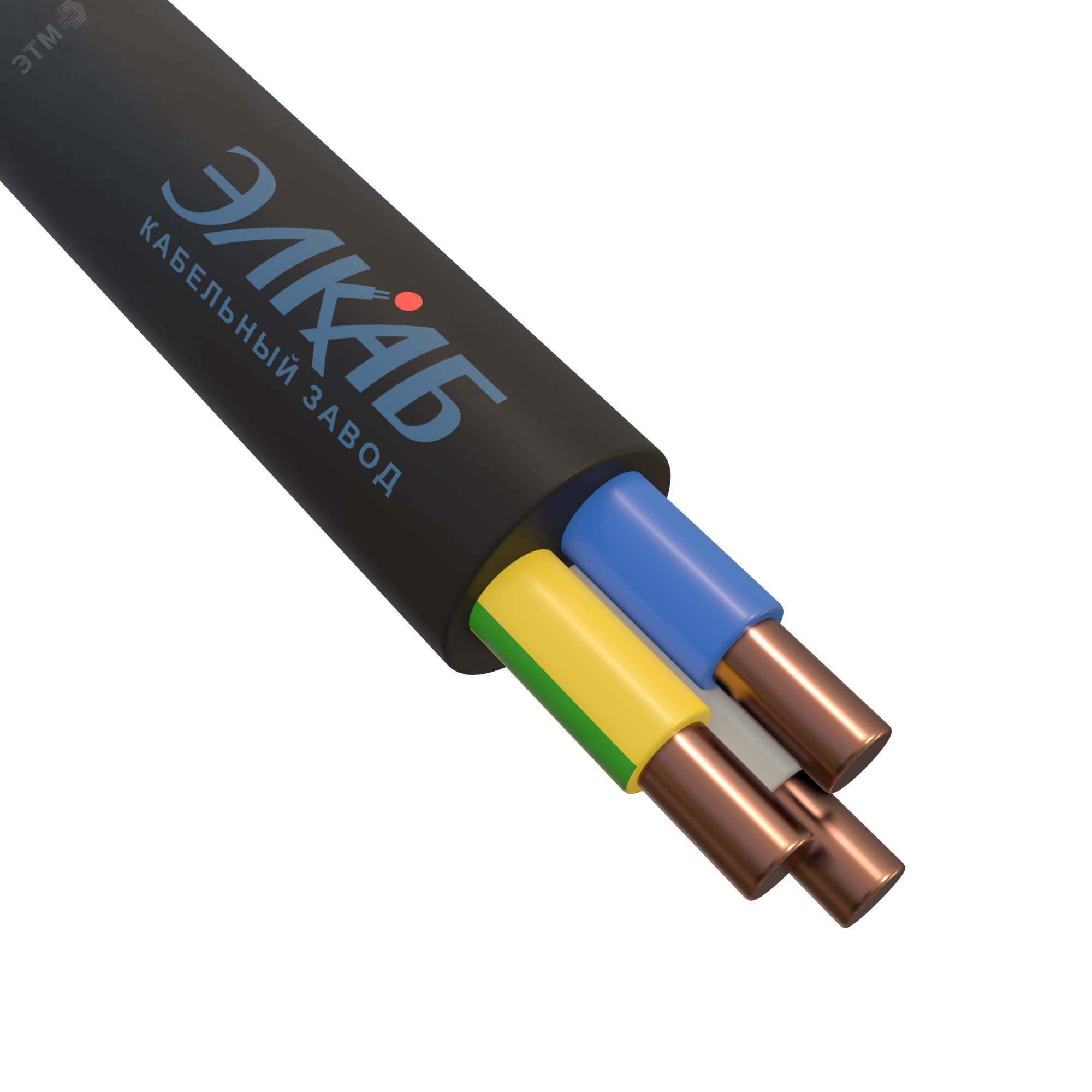 Изображение товара Кабель силовой ВВГнг(А)-LSLTx 3х2,5 ок 0,66 кВ для стационарных установок