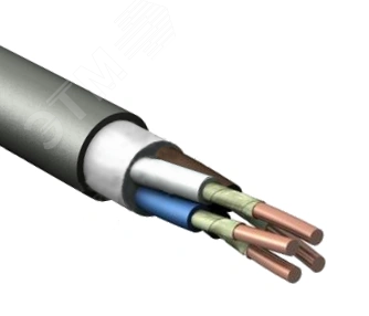 Кабель силовой ВВГнг(А)-FRLSLTx 4х1,5 ок (N) - 0,66 кВ ТРТС Элкаб ...
