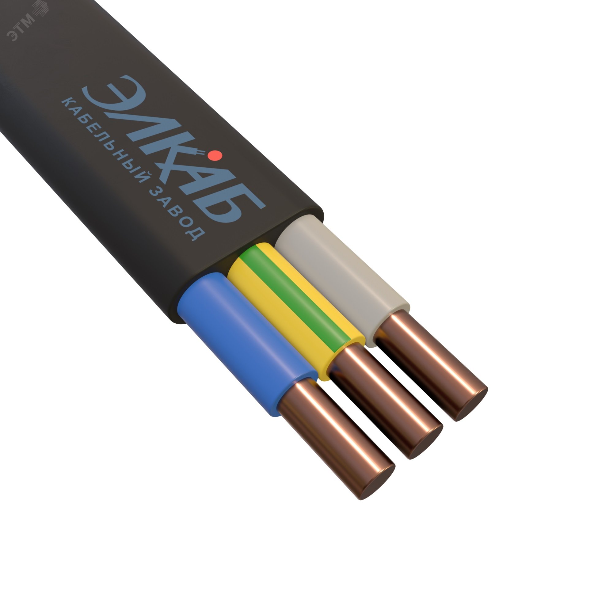 Изображение товара Кабель силовой ВВГ-Пнг(А)-LSLTx 3х4ок 0,66 кВ 30 лет служба медь Россия