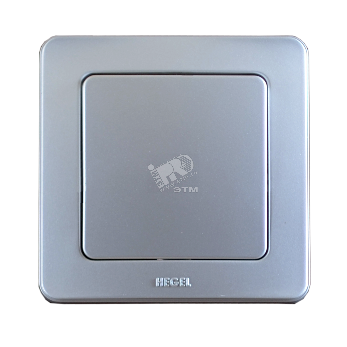 Изображение товара Выключатель одноклавишный скрытый серебро 16А (шт)