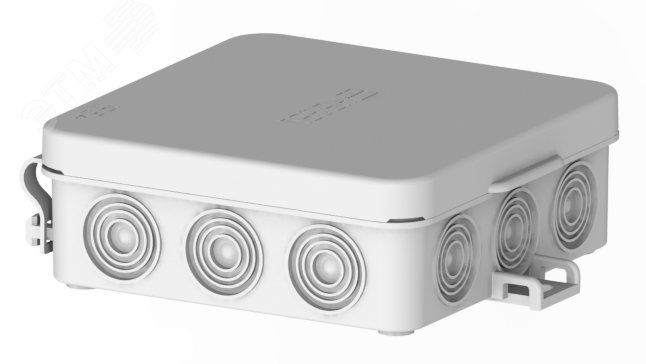 Изображение товара Коробка распределительная 87х87х31 открытая (габ.размер 112X94X35) (шт)