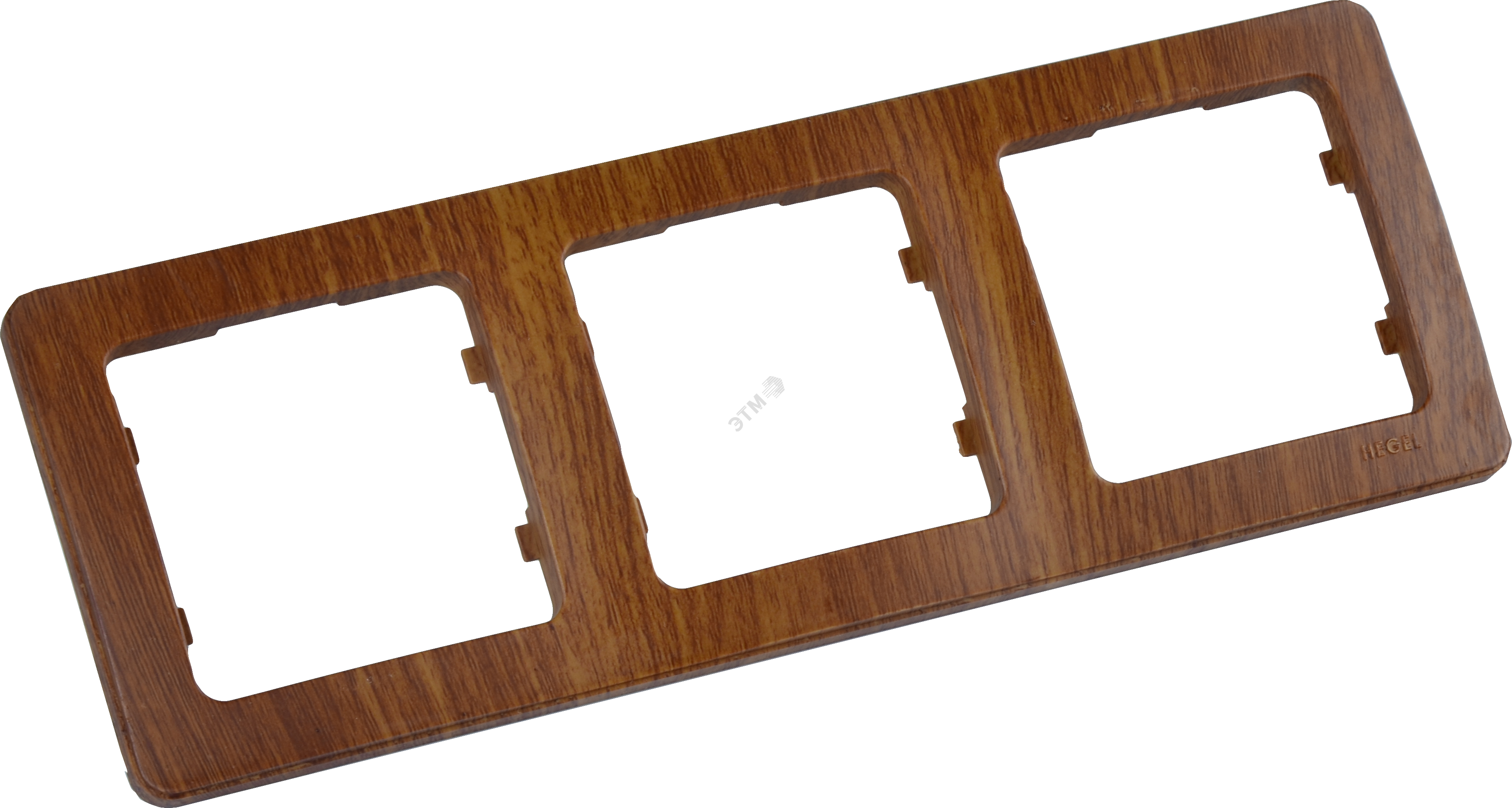 Изображение товара Рамка на 3 поста из дуба MASTER Р403-05 пластиковая защитная