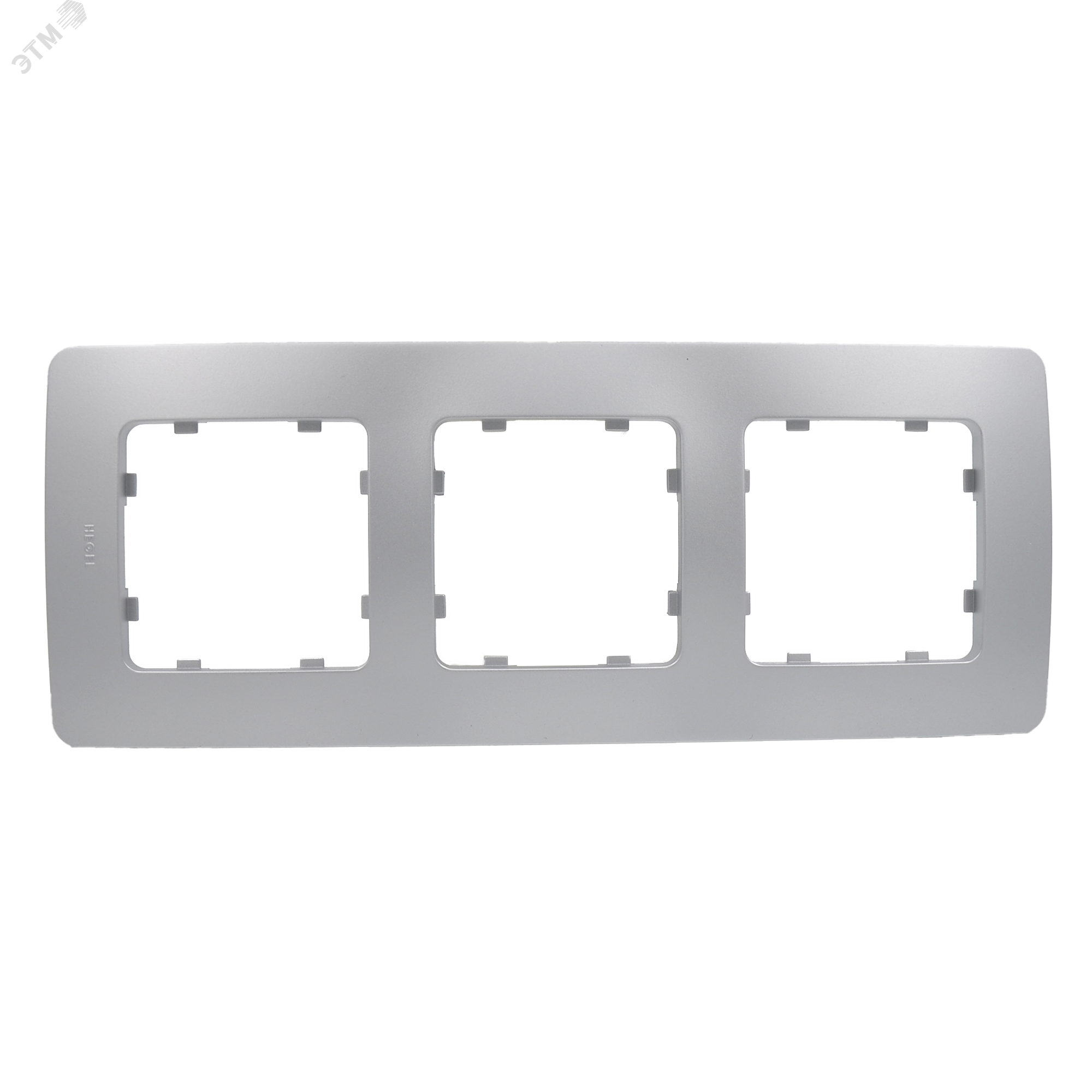 Изображение товара Рамка трехместная, скрытой установки, цвет серебро (шт)