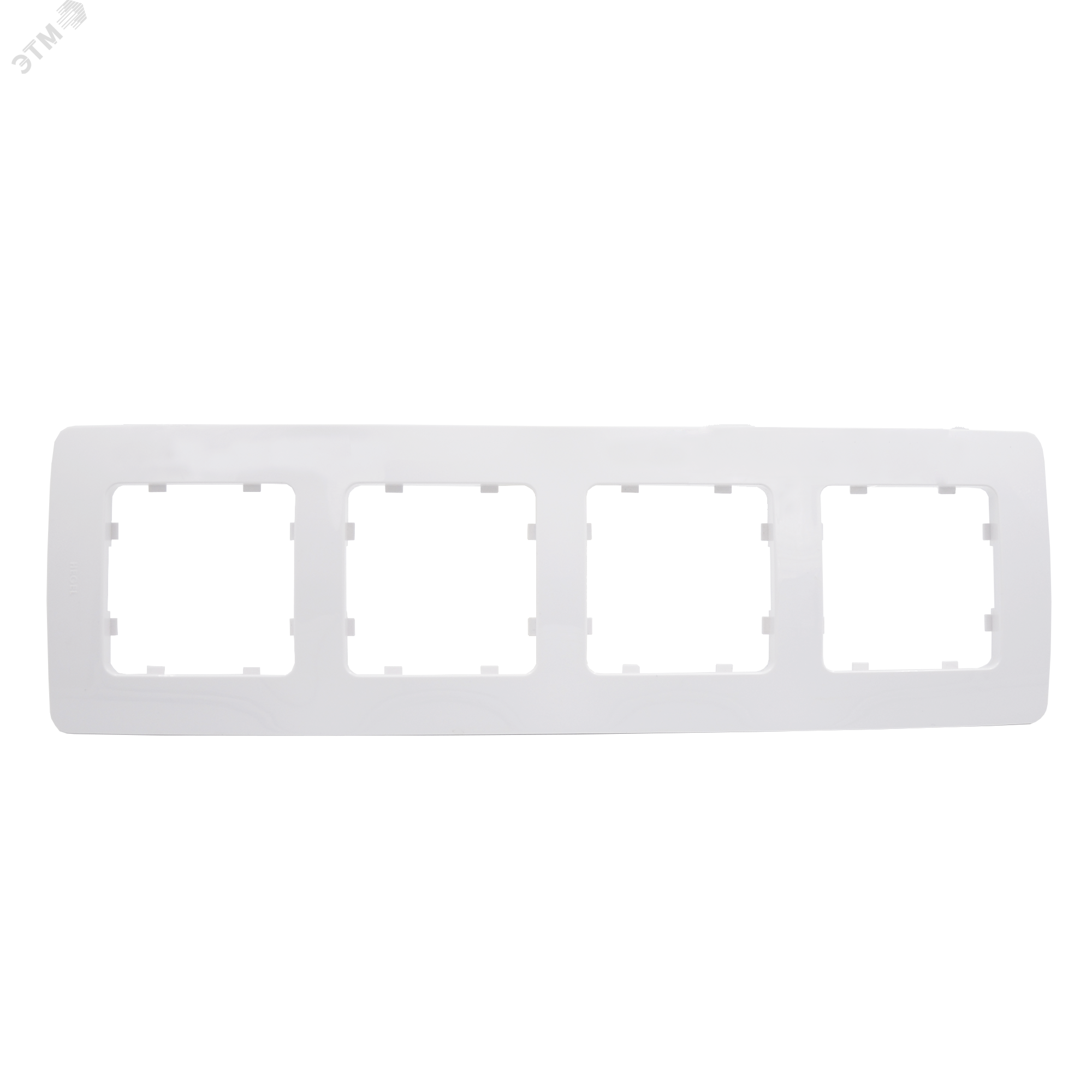 Изображение товара Рамка четырехместная скрытая установка белая HEGEL серия Master
