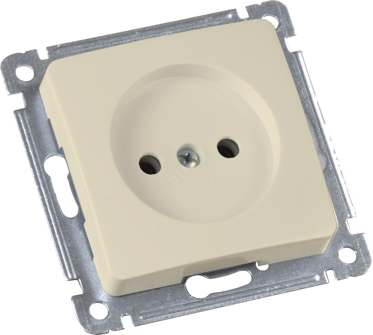 Изображение товара MASTER Розетка одноместная скрытой установки, в рамку, слоновая кость (шт)