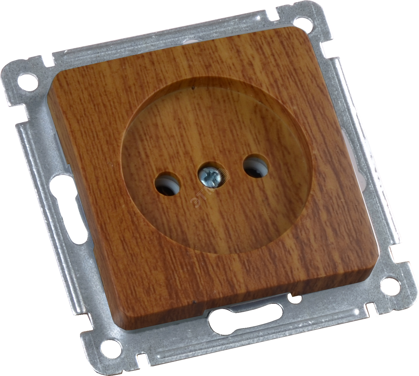 Изображение товара MASTER Розетка одноместная скрытой установки, в рамку, дуб (шт)